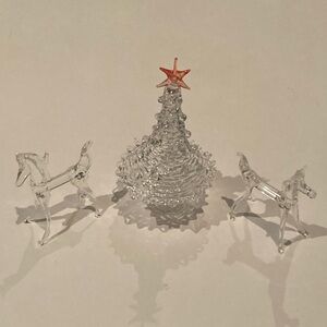 Christmas Tree and Horses